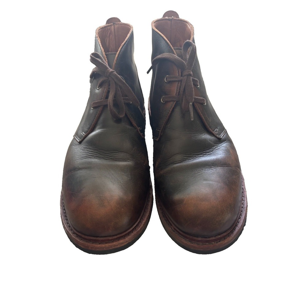 Allen Edmonds Chandler Chukka Boots Mens 9.5 3E Brown Leather Dainite Sole